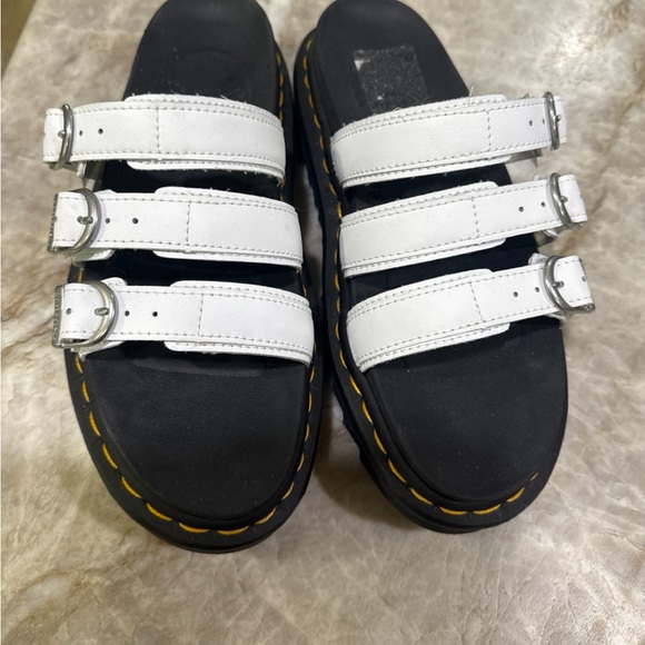 Dr Martins White Sandals - Picture 1 of 7